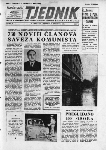 Karlovački tjednik: 1958 • 46