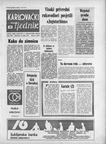 Karlovački tjednik: 1974 • 38