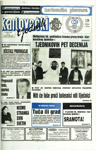 Karlovački tjednik: 1994 • 9