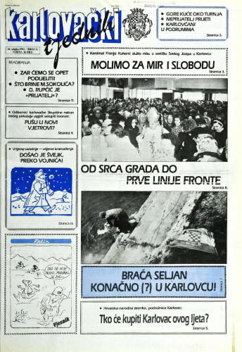 Karlovački tjednik: 1992 • 12