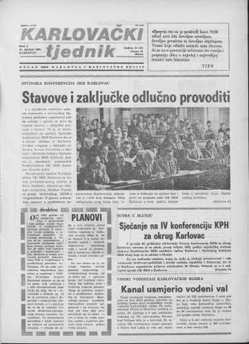 Karlovački tjednik: 1985 • 4