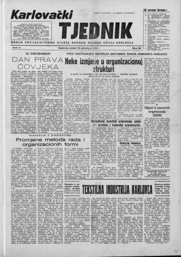 Karlovački tjednik: 1954 • 50