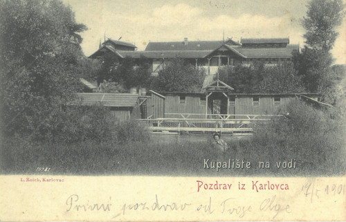 Pozdrav iz Karlovca : Kupalište na vodi