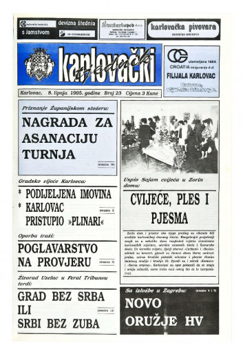 Karlovački tjednik: 1995 • 23