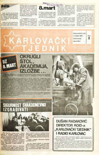 Karlovački tjednik: 1987 • 9