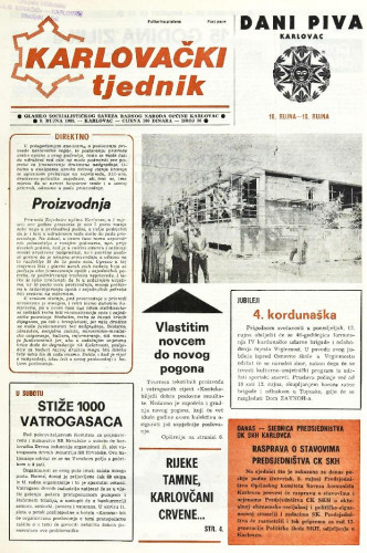 Karlovački tjednik: 1988 • 36