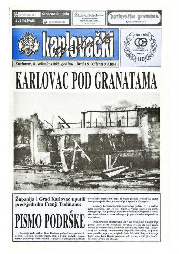 Karlovački tjednik: 1995 • 18