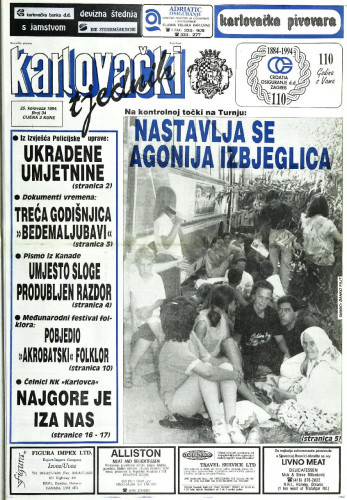 Karlovački tjednik: 1994 • 34