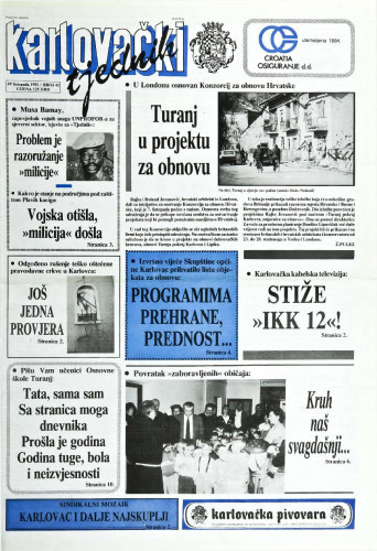 Karlovački tjednik: 1992 • 42