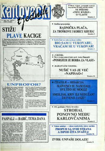 Karlovački tjednik: 1992 • 8
