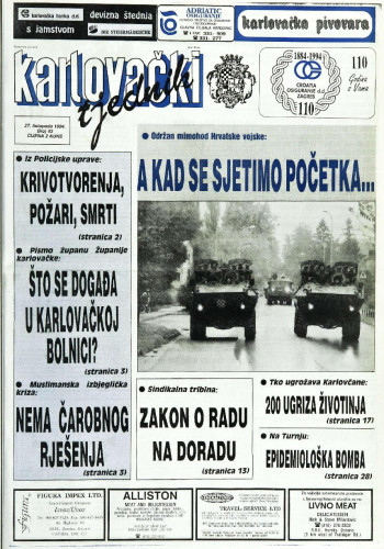 Karlovački tjednik: 1994 • 43