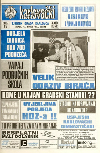 Karlovački tjednik: 1997 • 15