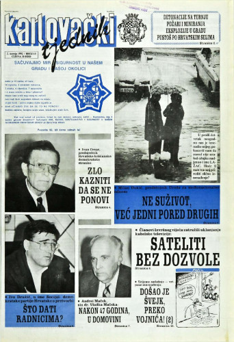 Karlovački tjednik: 1992 • 13