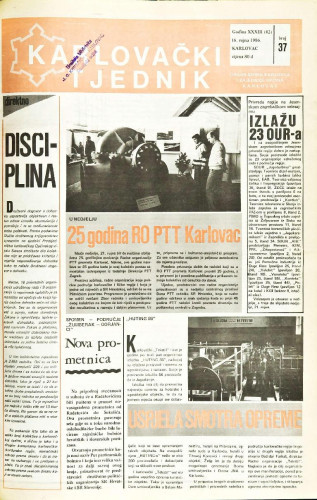 Karlovački tjednik: 1986 • 37