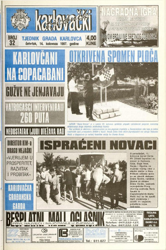 Karlovački tjednik: 1997 • 32
