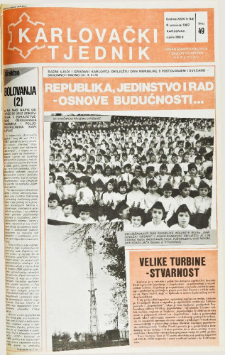 Karlovački tjednik: 1987 • 49
