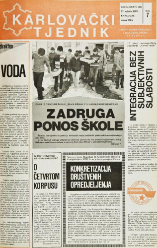 Karlovački tjednik: 1987 • 7