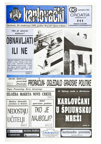 Karlovački tjednik: 1995 • 48