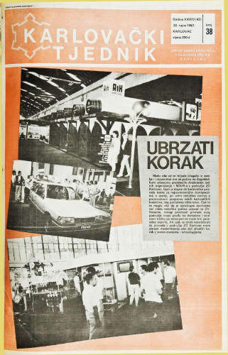 Karlovački tjednik: 1987 • 38