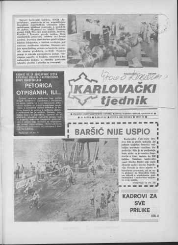 Karlovački tjednik: 1989 • 39
