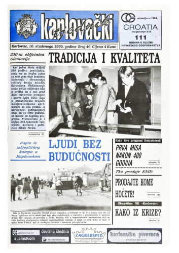 Karlovački tjednik: 1995 • 46