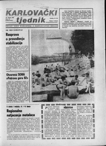 Karlovački tjednik: 1982 • 23