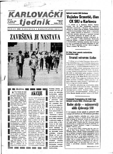 Karlovački tjednik: 1985 • 24