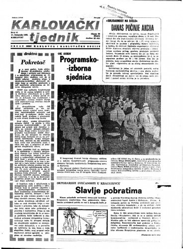 Karlovački tjednik: 1985 • 41