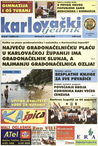 Karlovački tjednik: 2005 • 27