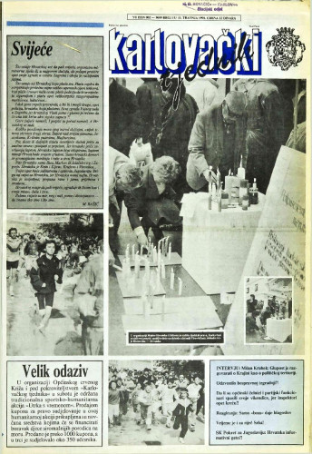 Karlovački tjednik: 1991 • 15