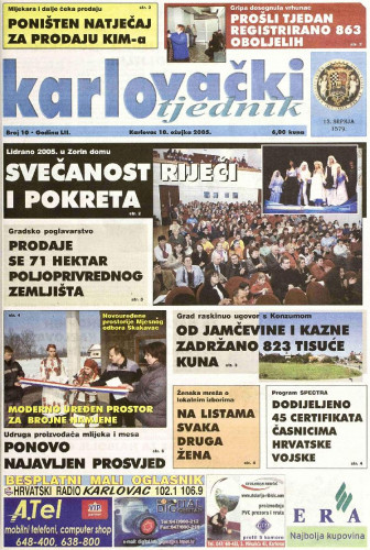 Karlovački tjednik: 2005 • 10