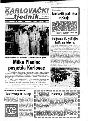 Karlovački tjednik: 1981 • 14