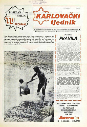 Karlovački tjednik: 1989 • 34