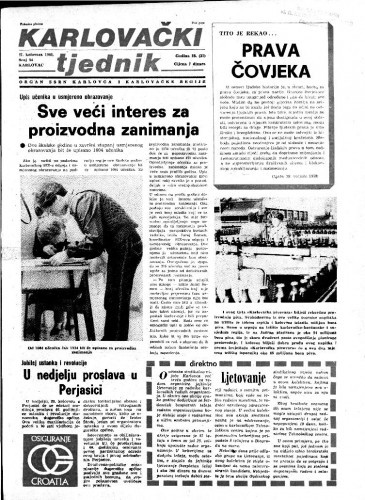 Karlovački tjednik: 1981 • 34