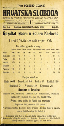 Hrvatska sloboda: 1923 • 11c