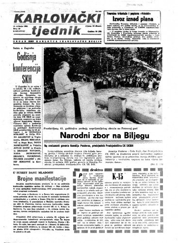 Karlovački tjednik: 1983 • 19